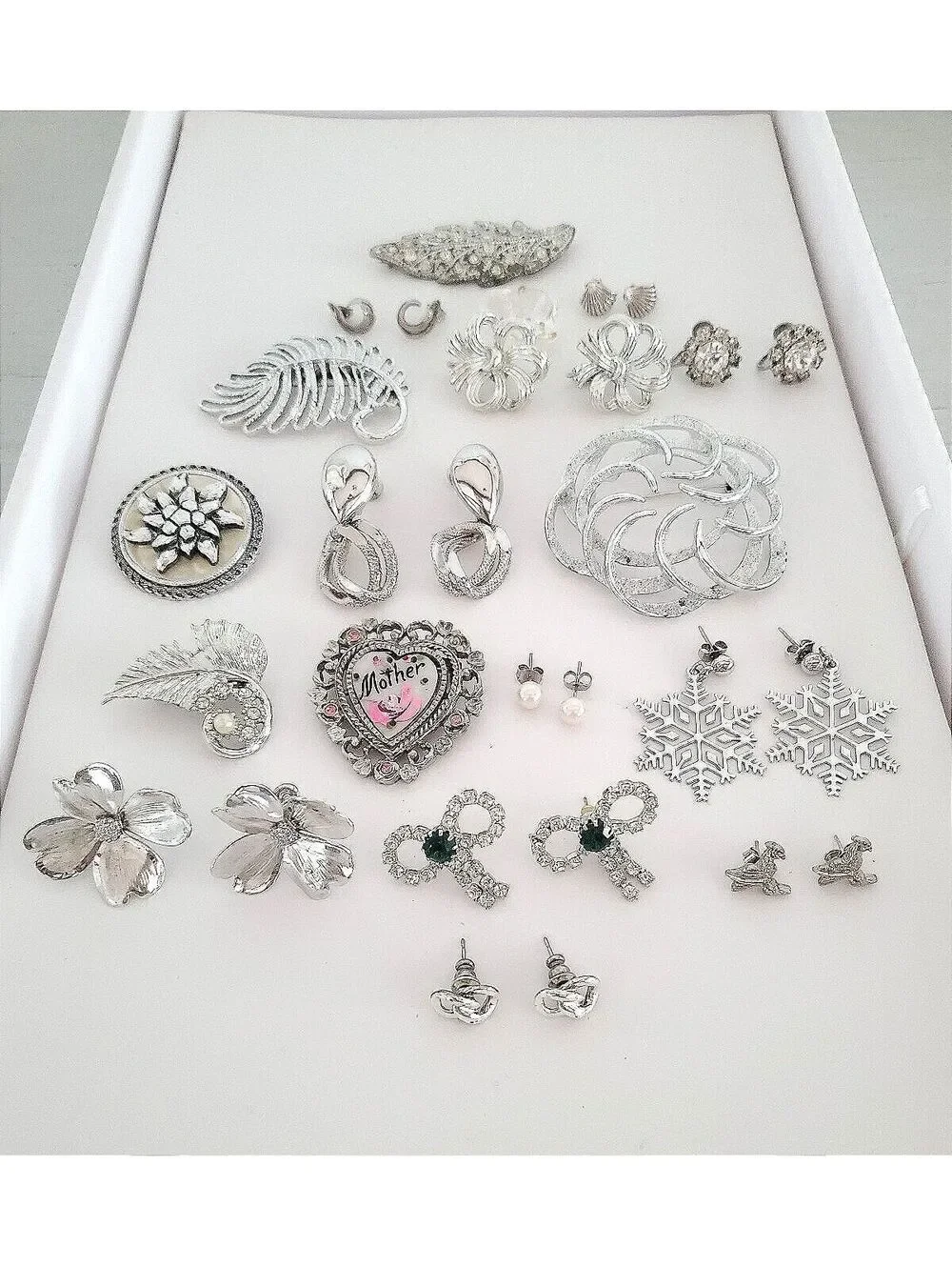 Vintage Silver Jewelry Lot of 17